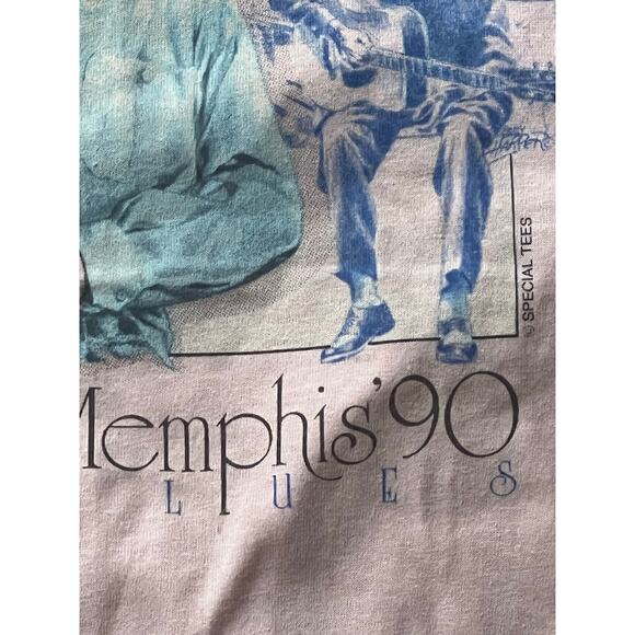 Vintage Elvis t-shirt, Betty Harper 1990 Sz Lg, Screen Stars single stitch tee - Picture 8 of 8